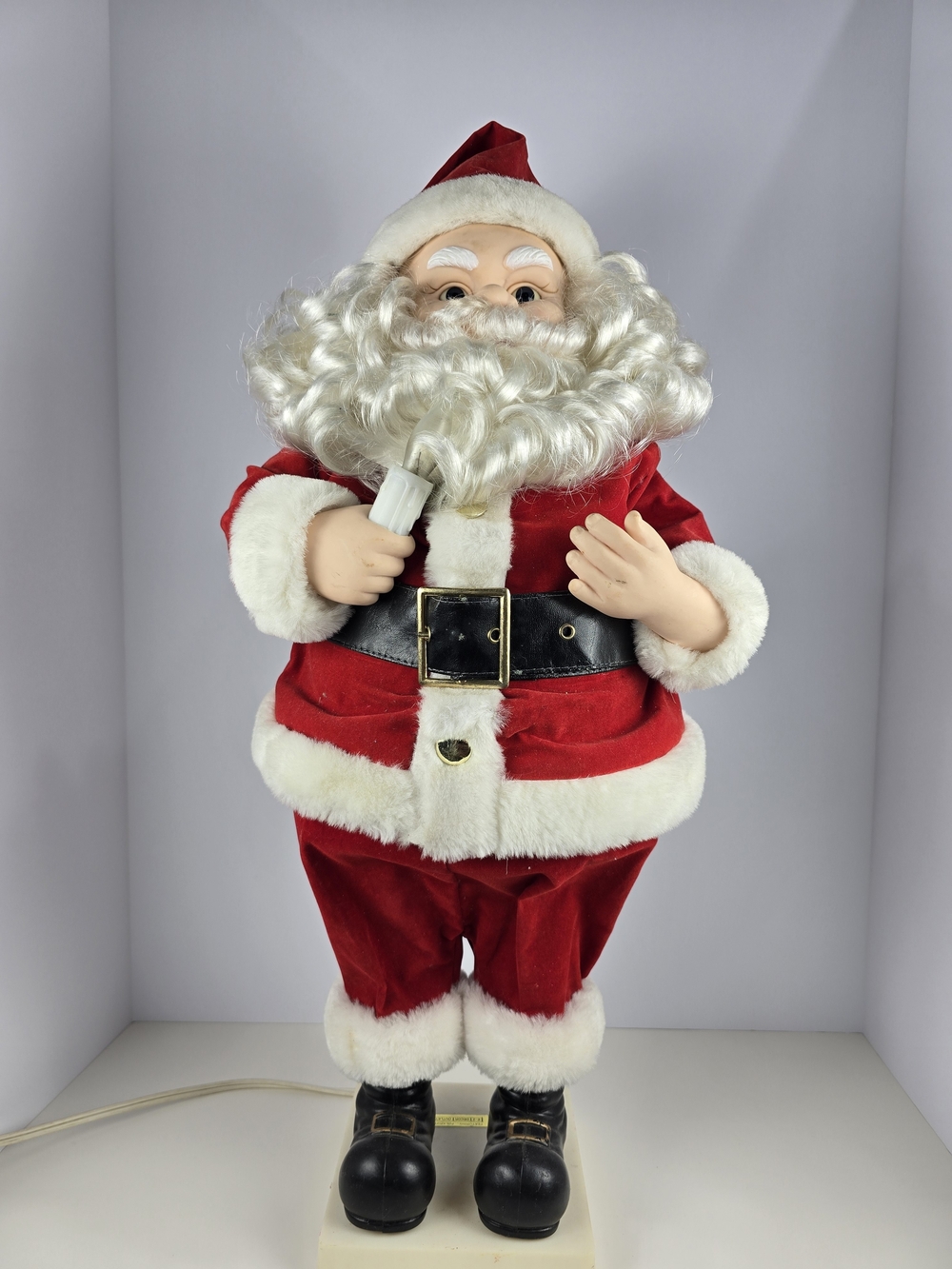 Vintage 1991 TELCO Santa Claus Motionette 25" Animated Lighted Christmas Tested